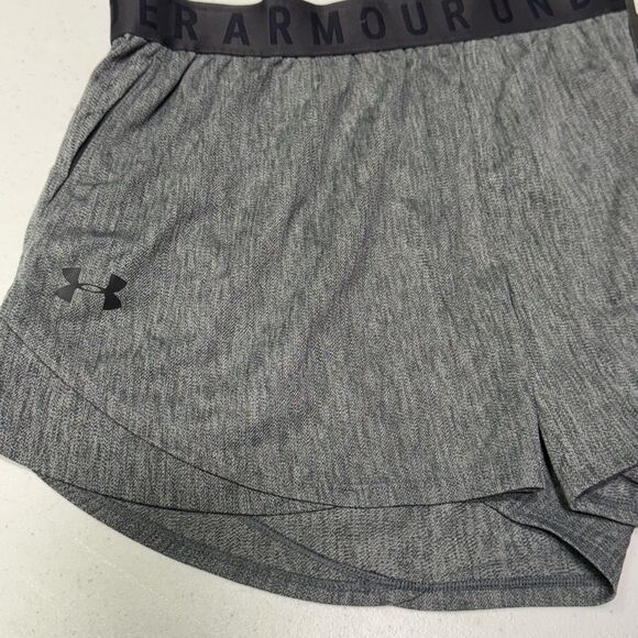 Under Armour Play Up Twist 3.0 Gray Athletic Shorts SZ XL - Picture 4 of 9